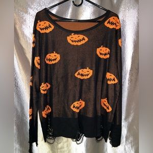 Halloween Jack o’Lantern Top